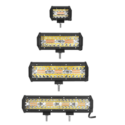 9 cali 180 W Dual Row LED Light Bar Biały / Bursztynowy dla samochodów terenowych