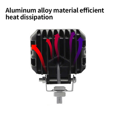 4x4 Offroad Lampa pracy LED Światła główne Mgła Światło jazdy 12-80V 4 cali 30W Dwa kolory