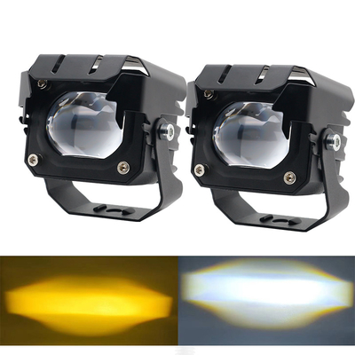 12-80V Bursztyn 3570 LED Dwukolorowe światła robocze LED dla motocykli