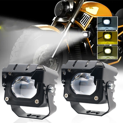 12-80V Bursztyn 3570 LED Dwukolorowe światła robocze LED dla motocykli