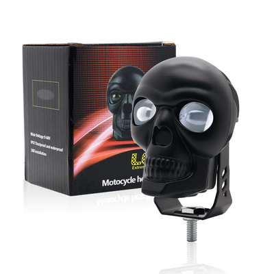 3calowe 40w motocyklowe reflektory głowicy zewnętrzne reflektory LED Mini światło jazdy podwójne kolory