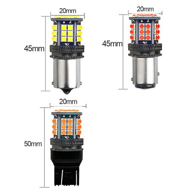 Zestaw aluminium LED sygnały skrętu wskaźniki 3030 39 SMD 12v 1156 BA15S 1157 BAY15D T20 T25 sygnał skrętu samochodu