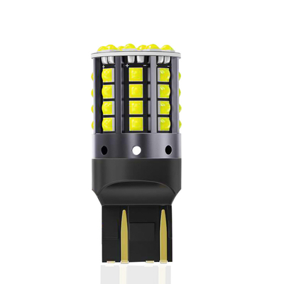 Białego stopnia aluminium LED sygnały skrętu 1156 1157 T20 3030 44SMD światło odwrotne 12V 24V
