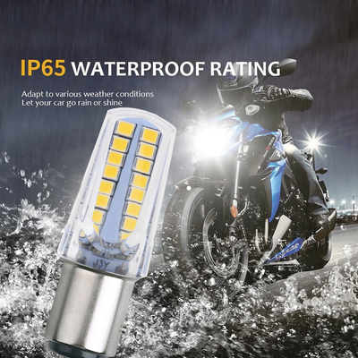 1157 32SMD Bursztyn LED Światła sygnalizacji skrętu hamulca LED Żarówka samochodowa Ogon zatrzymać skrętu sygnał odwrotny dla motocykla