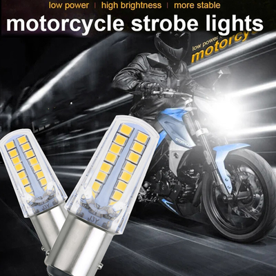 1157 32SMD Bursztyn LED Światła sygnalizacji skrętu hamulca LED Żarówka samochodowa Ogon zatrzymać skrętu sygnał odwrotny dla motocykla