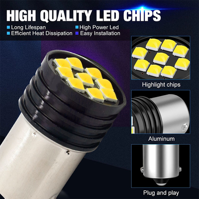 1157 BAY15D LED P21/5W 1156 BA15S P21W żarówki LED 9 SMD 3030 R5W R10W Samochodowa lampy tylne