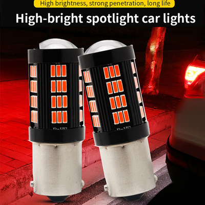 1157 1156 4014 66 SMD światło hamulcowe LED Samochody odwracające wnętrze żarówki LED Auto Canbus