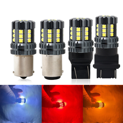 Białe światła świetlne LED Auto 12V 24V 2835 45SMD 1156 1157 T25 3156 3157 T20 7440 7443 Canbus Żarówki samochodowe Led