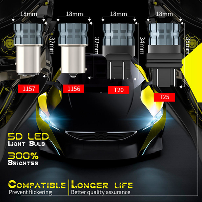 100% Canbus Bau15S Ba15S T25 1156 żarówka LED 900Lm 3030 Chips 6LED 12V światełki sygnalizacyjne 6W