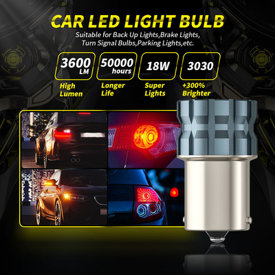 100% Canbus Bau15S Ba15S T25 1156 żarówka LED 900Lm 3030 Chips 6LED 12V światełki sygnalizacyjne 6W