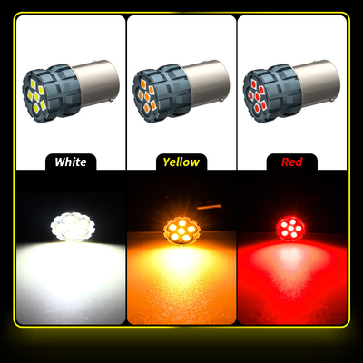 100% Canbus Bau15S Ba15S T25 1156 żarówka LED 900Lm 3030 Chips 6LED 12V światełki sygnalizacyjne 6W