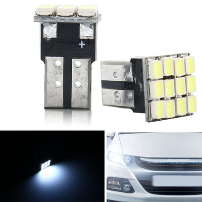 Moc 9W żarówki LED wodoodporne IP67 360 stopni światło samochodowe 12v T10 12SMD 1206 3020
