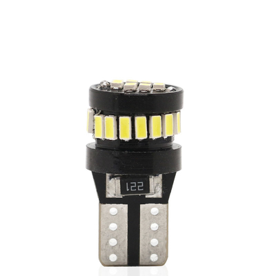 3014 LED Chip Automotive żarówki białe światło 360 stopni kąt wiązki T10 3014 24smd stały prąd Jasny żarówka LED