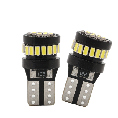 3014 LED Chip Automotive żarówki białe światło 360 stopni kąt wiązki T10 3014 24smd stały prąd Jasny żarówka LED