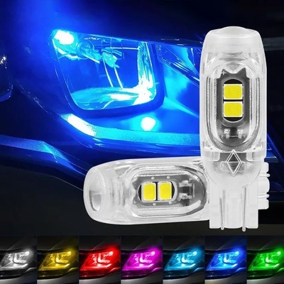 360 stopni LED żarówka samochodowa tablica rejestracyjna światło T10 2835 3030 5smd LED Highlight 5W5 Niepolarna lampa mała szerokość