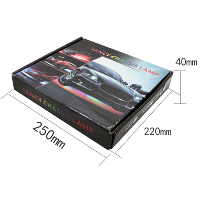 Światła wewnętrzne samochodowe LED Wielokolorowe sterowanie zdalne elastyczne ABS 12V Samochodowe światło LED