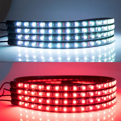Światła wewnętrzne samochodowe LED Wielokolorowe sterowanie zdalne elastyczne ABS 12V Samochodowe światło LED