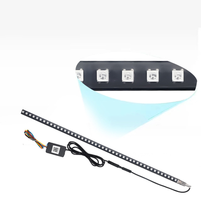 Uniwersalne światła ABS Wnętrze samochodu LED Wodoszczelne 56CM Samochodowe światło błyskowe Strobe Light Knight Rider Scanner Light