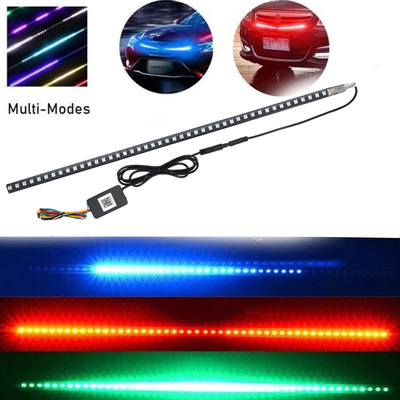 Uniwersalne światła ABS Wnętrze samochodu LED Wodoszczelne 56CM Samochodowe światło błyskowe Strobe Light Knight Rider Scanner Light