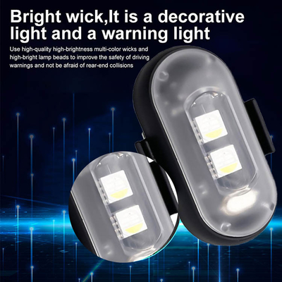 RGB Kolorowe LED Wnętrze samochodu Światła atmosferyczne Micro USB IP67 Bezprzewodowe sterowanie zdalne