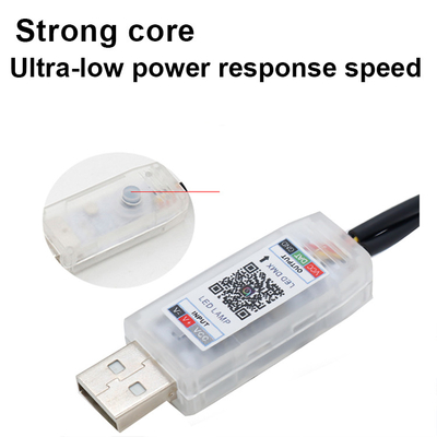 5V PVC USB LED Strip Lights 110cm z APP Remote Control Multi Modes oświetlenia dla atmosfery wewnętrznej