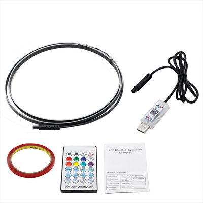 5V PVC USB LED Strip Lights 110cm z APP Remote Control Multi Modes oświetlenia dla atmosfery wewnętrznej