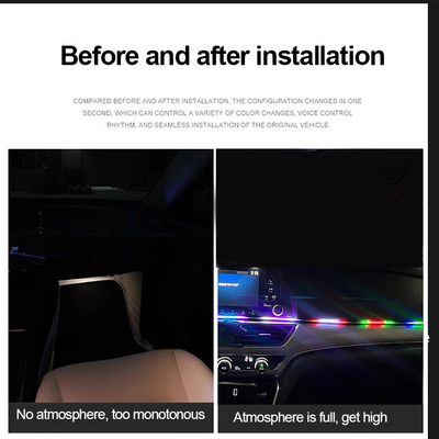 5V PVC USB LED Strip Lights 110cm z APP Remote Control Multi Modes oświetlenia dla atmosfery wewnętrznej