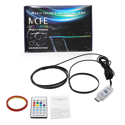 5V PVC USB LED Strip Lights 110cm z APP Remote Control Multi Modes oświetlenia dla atmosfery wewnętrznej