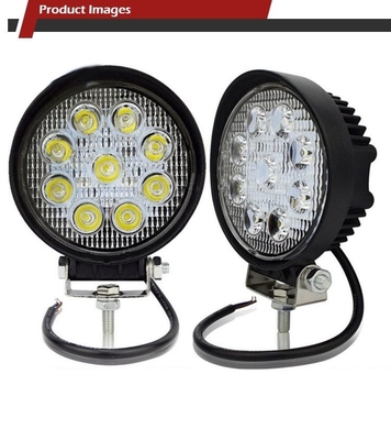 27W Spot Led Off Road Lights Super jasne światło przeciwmgielne do samochodów ciężarowych SUV
