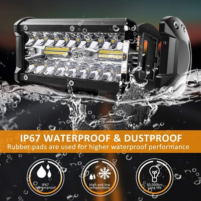 240W 24000lm Fog Led Light Bar 7-calowe światła drogowe LED Off Road Wodoodporny
