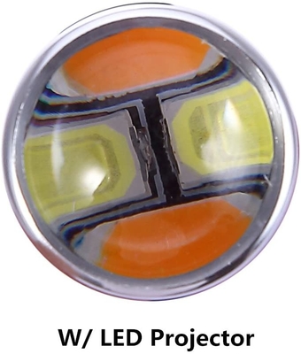 3157 3057 3357 4157 Światła kierunkowskazów LED hamulca Amber Switchback 22 SMD z projektorem