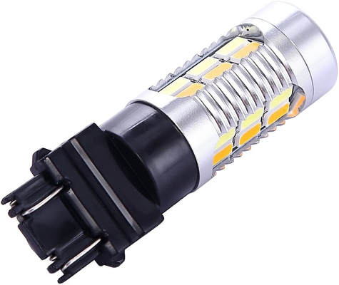 3157 3057 3357 4157 Światła kierunkowskazów LED hamulca Amber Switchback 22 SMD z projektorem