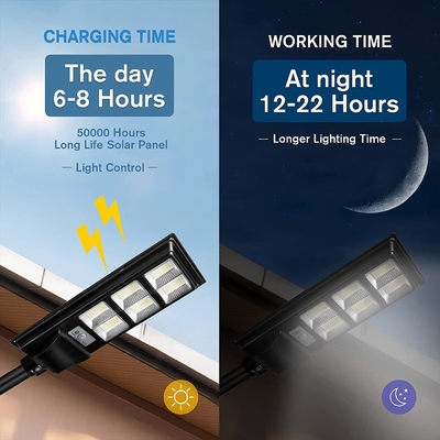 120 Watt Solar Street Light do zewnętrznego światła dziennego 5000K White Flood Endurance IP65 Waterproof